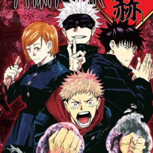 Jujutsu Kaisen - Livro de Colorir - "Vermelho"